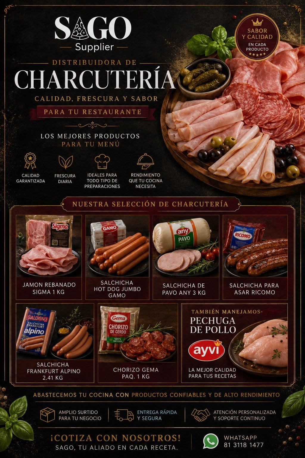 Catálogo charcutería SAGO