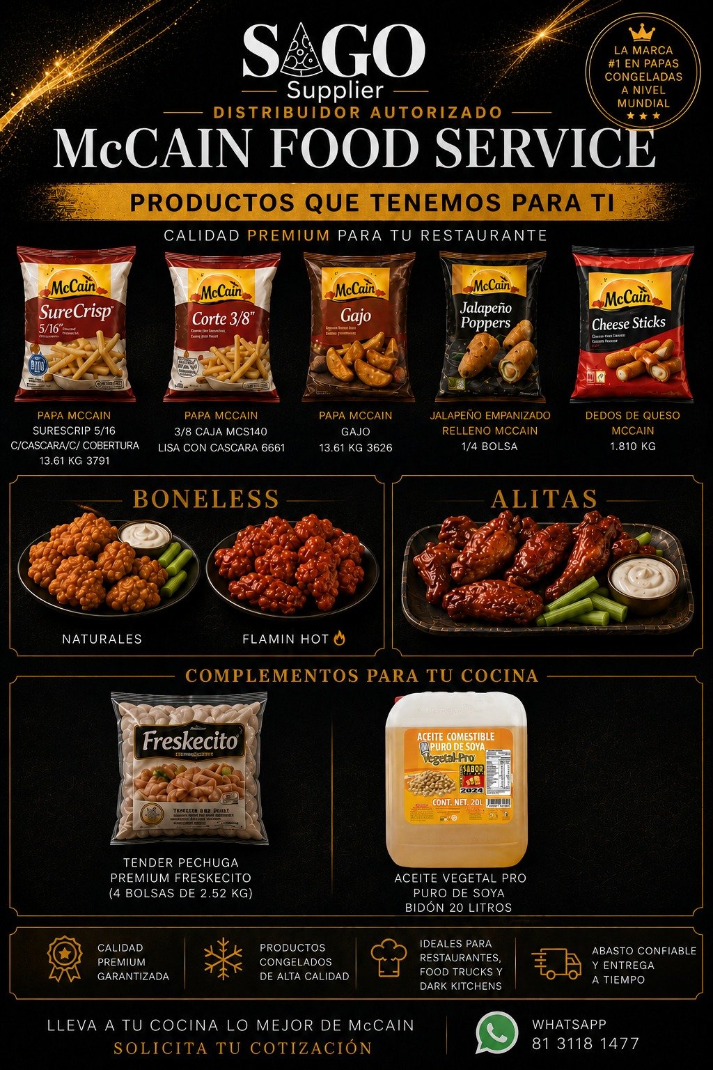 Catálogo Foodservice y complementos SAGO